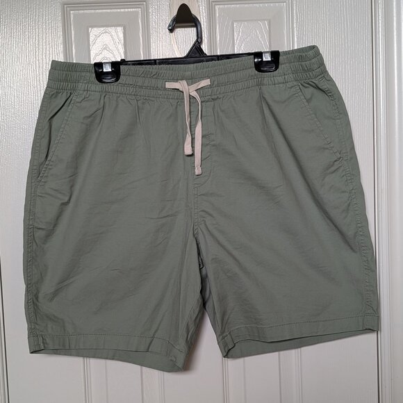 (2 For 20 Send Offer) Flat Front Drawstring Shorts - Mint Green - Picture 1 of 2